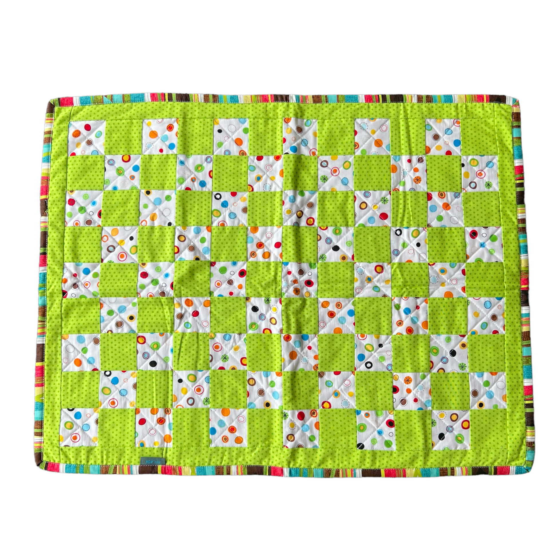 Quilt — Green Patchwork Quilt Baby & Toddler Car Seat Accessories Splash Quilting   