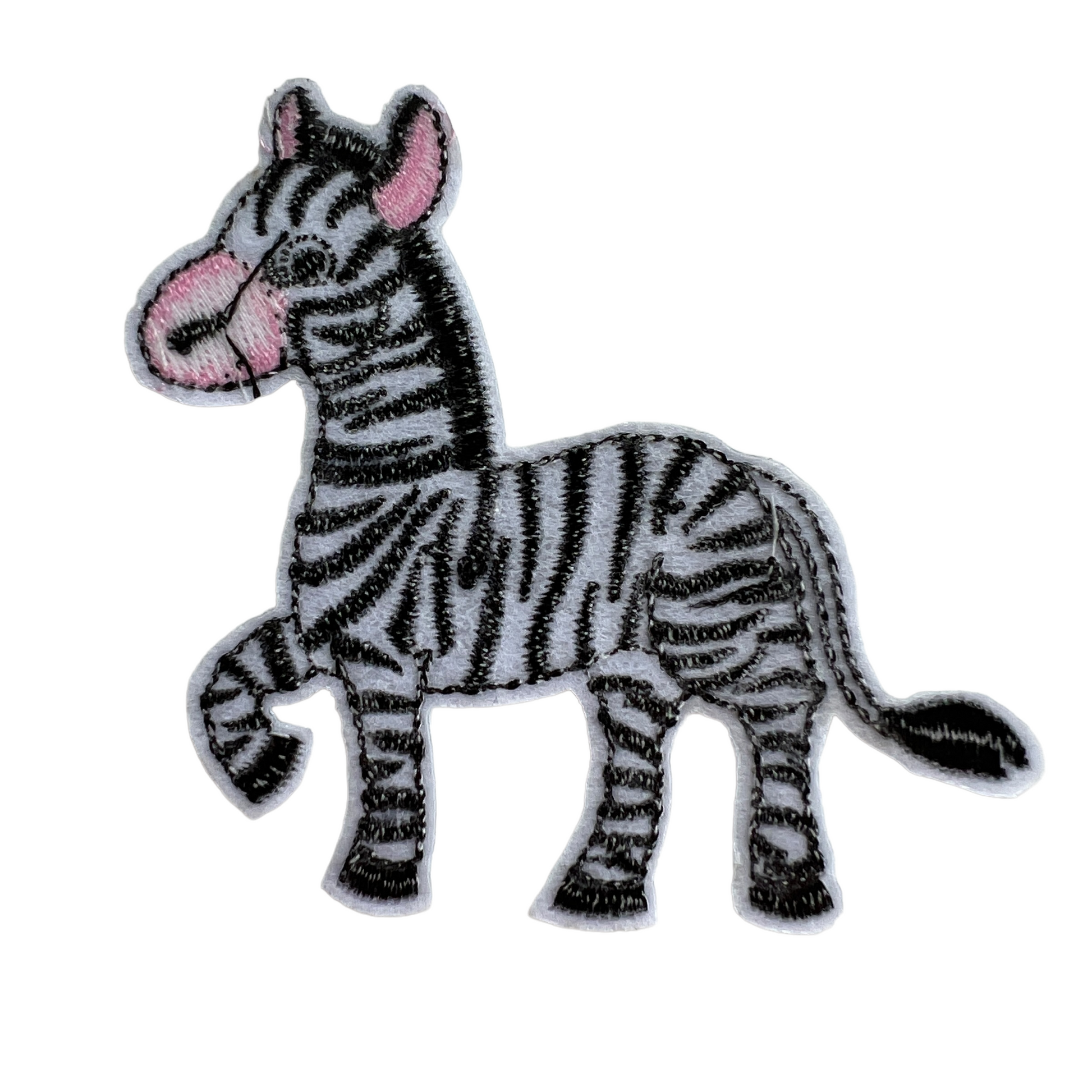 Zebra Motif, Iron On Appliqué Patch Arts & Crafts SPIRIT SPARKPLUGS   