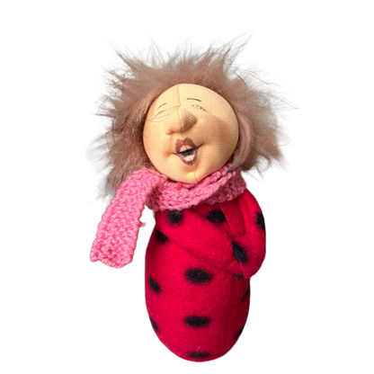 Choir Singers, Small Doll  Splash Quilting Rosie Red 