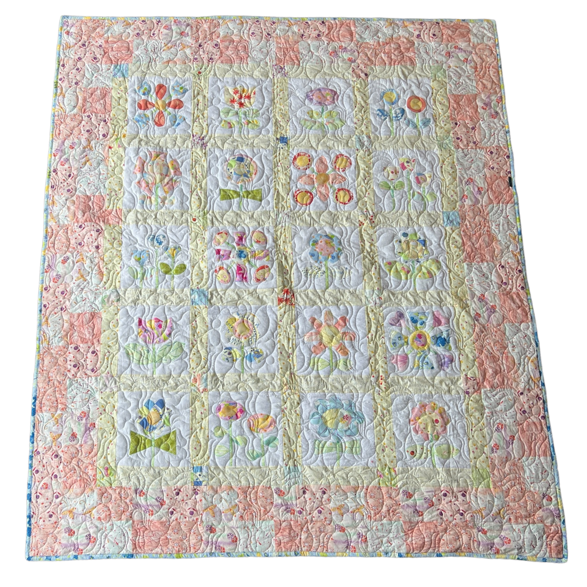 Quilt — Floral, Single Bed Quilt Baby & Toddler Car Seat Accessories Splash Quilting   