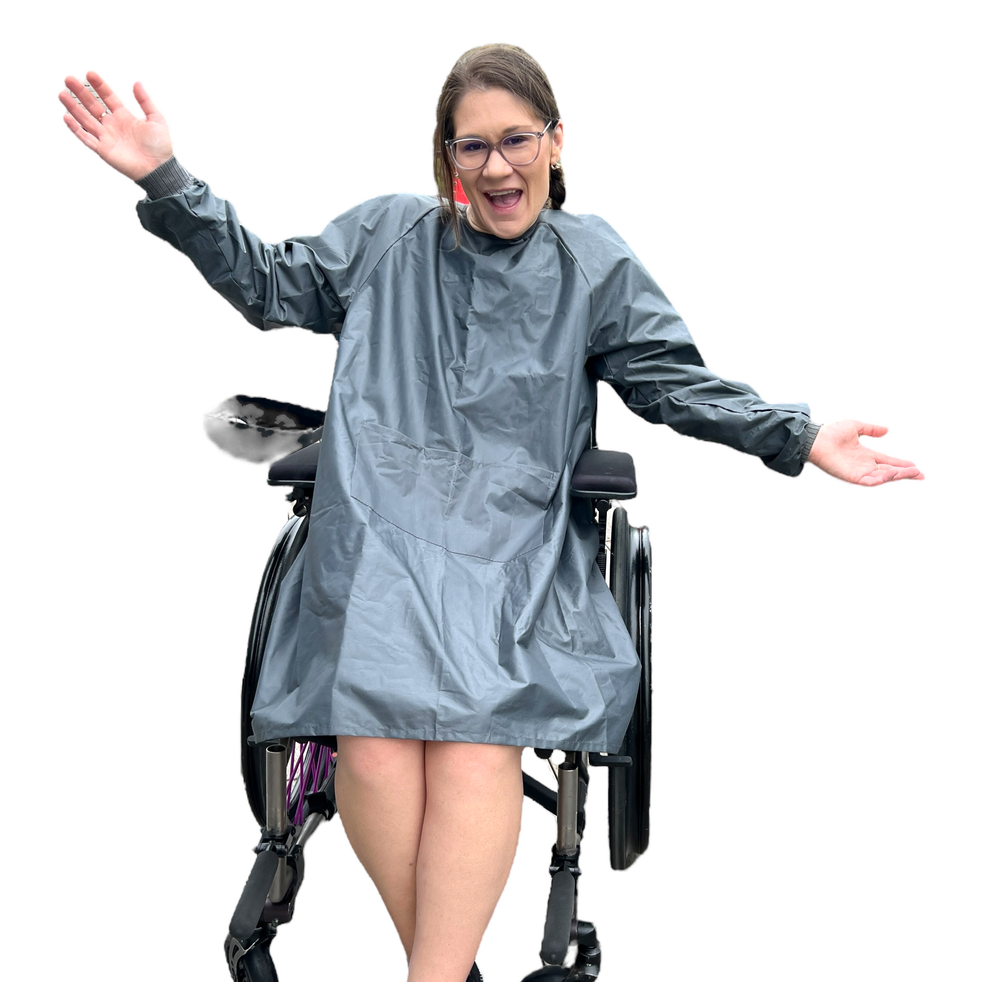 ✍🏻✝️📎 Full Length Sleeve Long Apron / Clothing Protector  SPIRIT SPARKPLUGS   