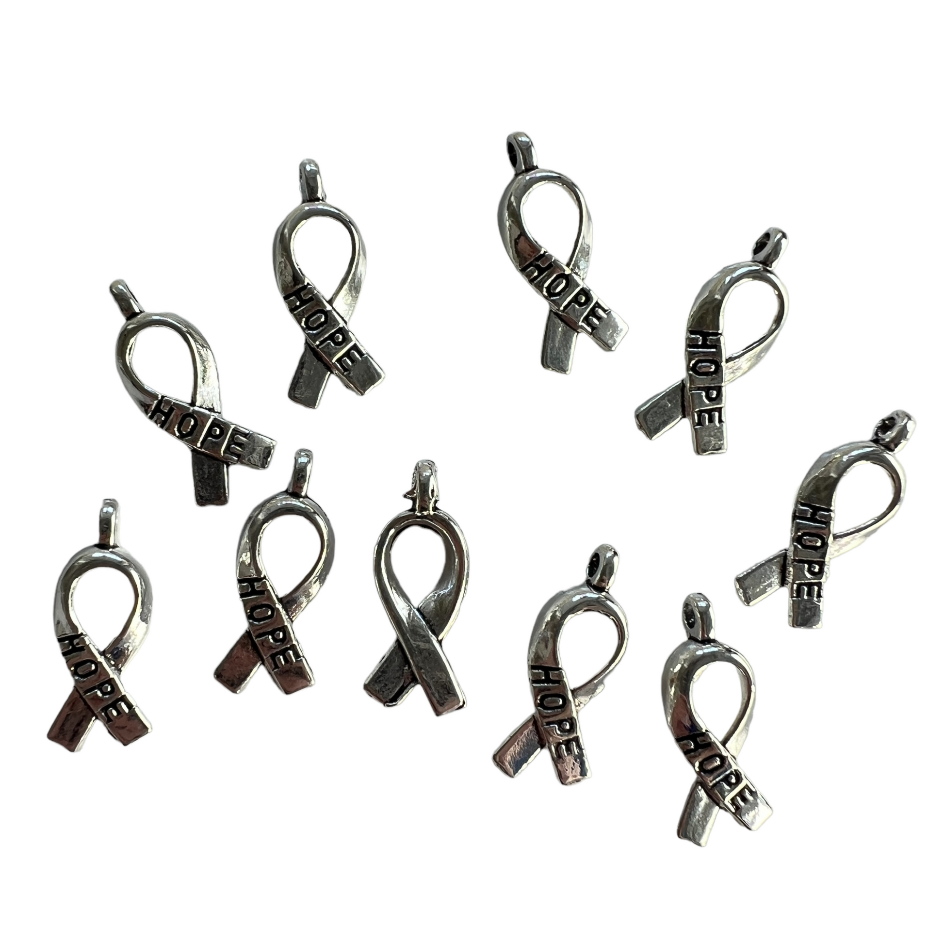 Craft — Hope Ribbon Charms Arts & Crafts SPIRIT SPARKPLUGS   